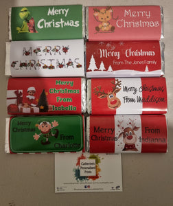 Personalised Christmas Chocolates