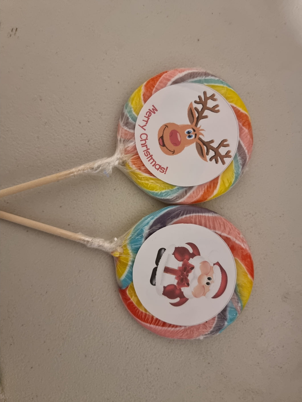 Christmas lollipops